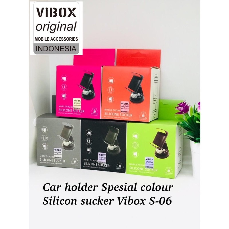 GROSIR CAR HOLDER VIBOX SILIKON SUCKER S06