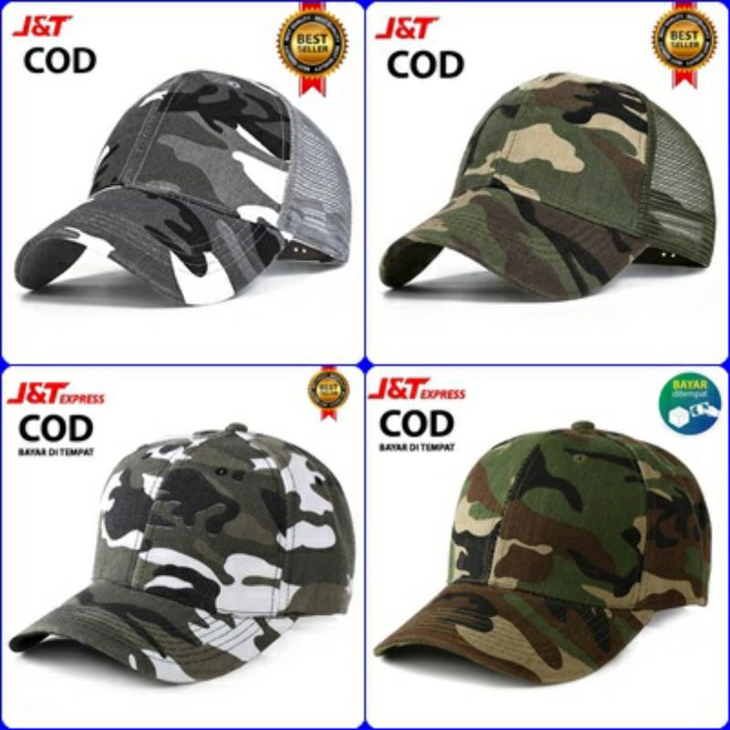topi pria army loreng