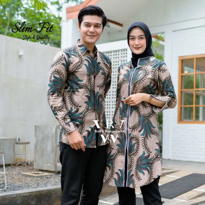 Maura Couple - Sania Ruffle Batik Couple Ori Ndoro Jowi Garansi Termurah Shopee -