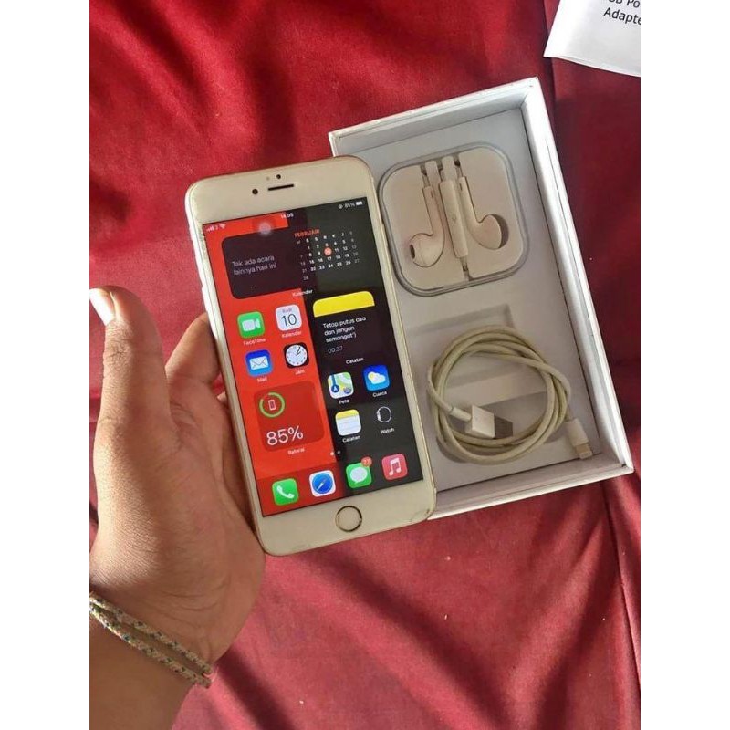 6S PLUS 128GB FULLSET SECOND MULUS EX IBOX 100% ORIGINAL