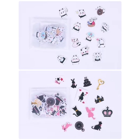 

STIKER aesthetic kertas 1pack isi 30pcs