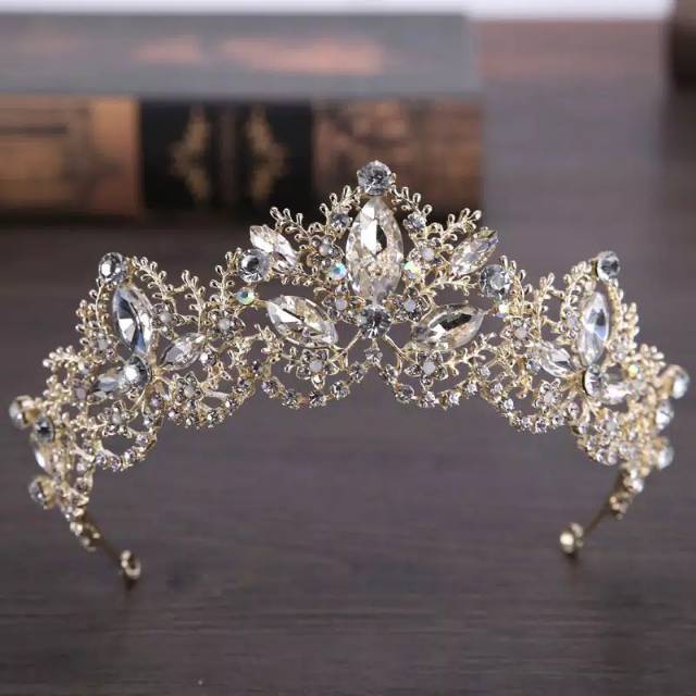 Mahkota tiara headpiece crown wedding hijab