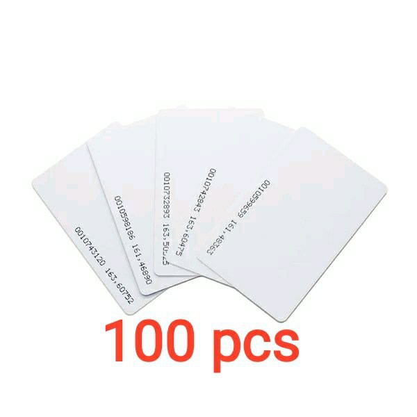 Pengunci pintu elektrik card 100pcs 125KHz RFID Card EM4100 125 Khz lock kartu