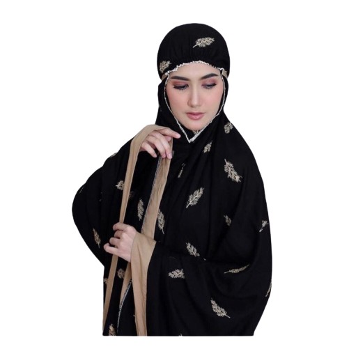 [jumbo] mukena bordir raisa/mukena rayon dewasa