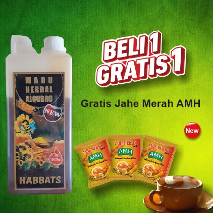 

Madu al qubro habbatussaudah 1kg | Madu asli herbal al qubro habbats