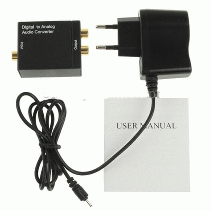 CONVERTER AUDIO DIGITAL OPTIC / COAX TO RCA ANALOG