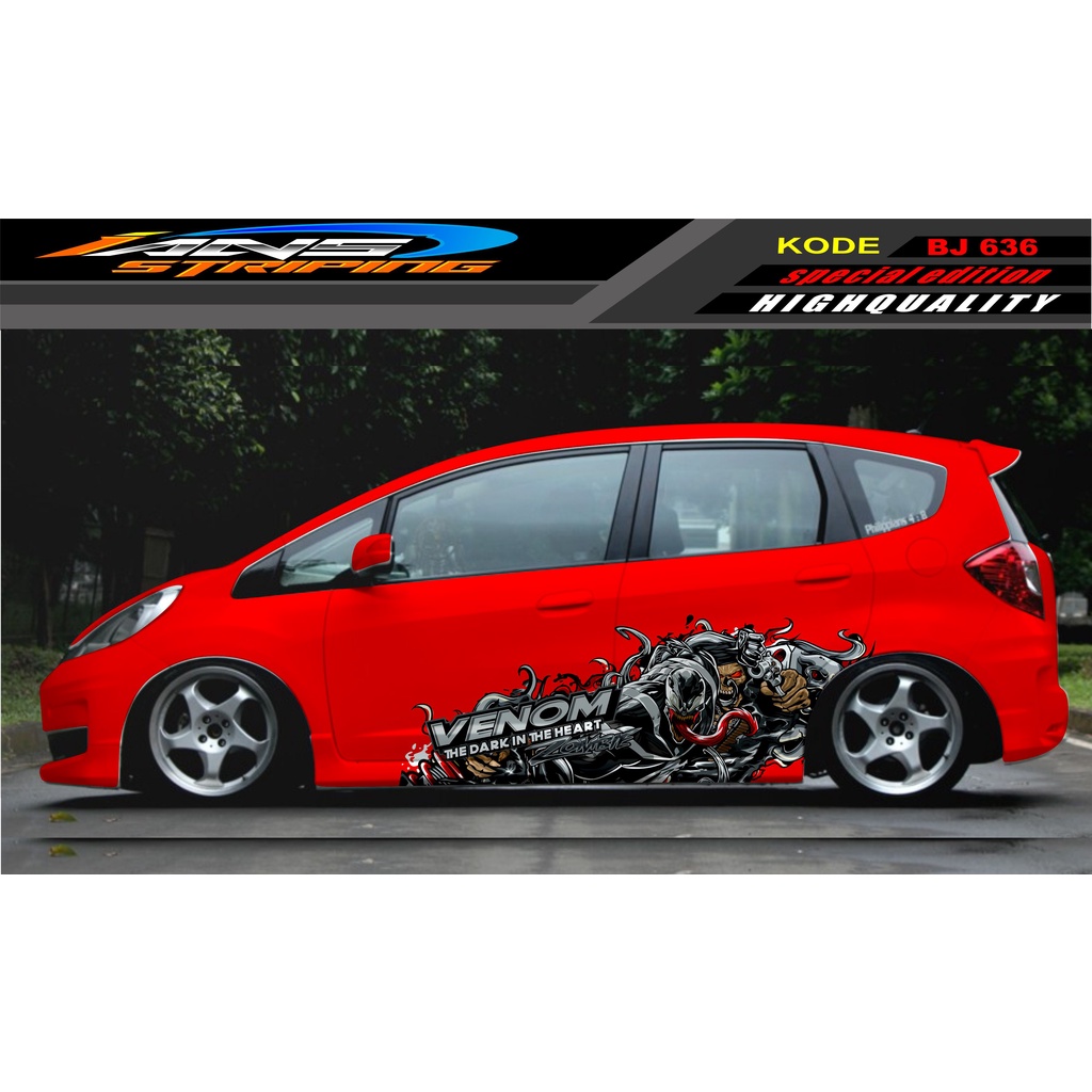 DECAL STICKER MOBIL JAZZ BRIO AVANZA SIGRA YARIS / STIKER VARIASI MOBIL / MODIF STICKER MOBIL 636