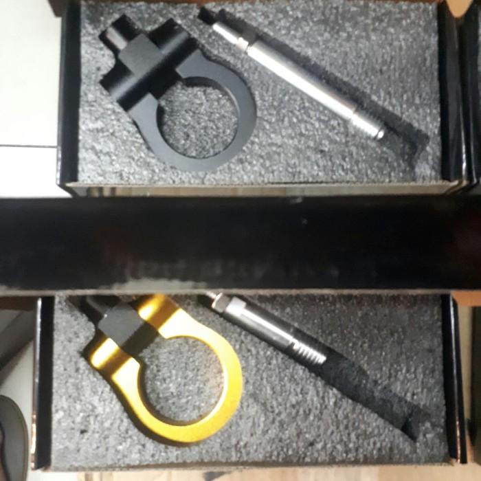 towing hook Honda Jazz, tarikan mobil bumper depan