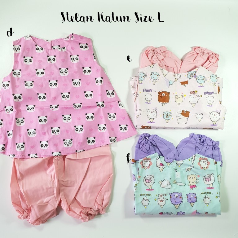 Stelan Anak Katun Size L