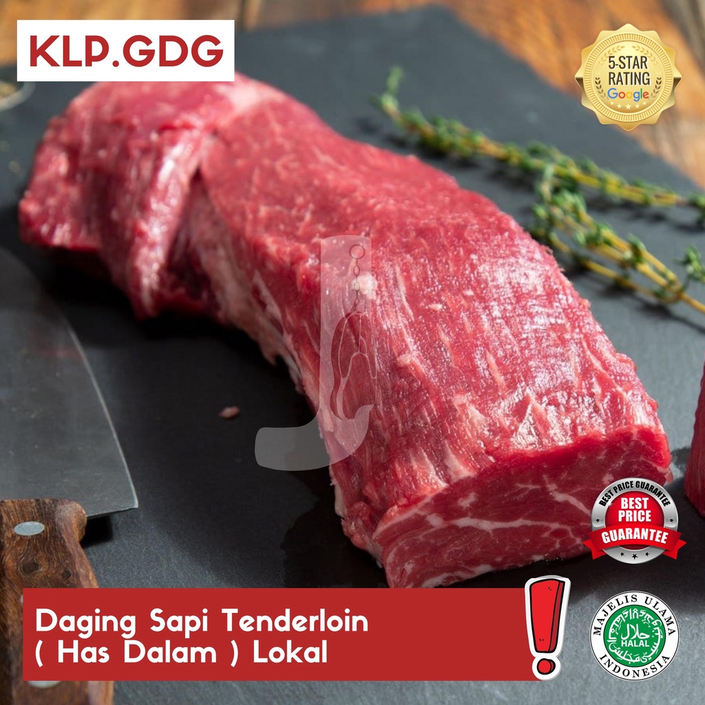 Jual Daging Sapi Tenderloin ( Has Dalam ) Lokal KLP GADING Shopee