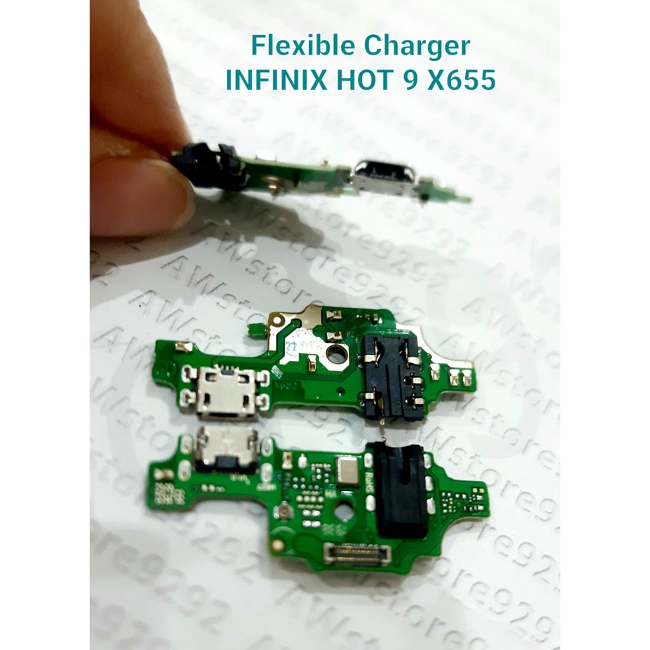 Flexible Papan PCB Con Cas Fleksibel Konektor Charger INFINIX HOT 9 X655