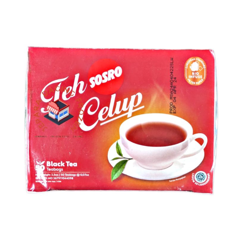 

SOSRO TEH CELUP BLACK TEA 50 X 20GR