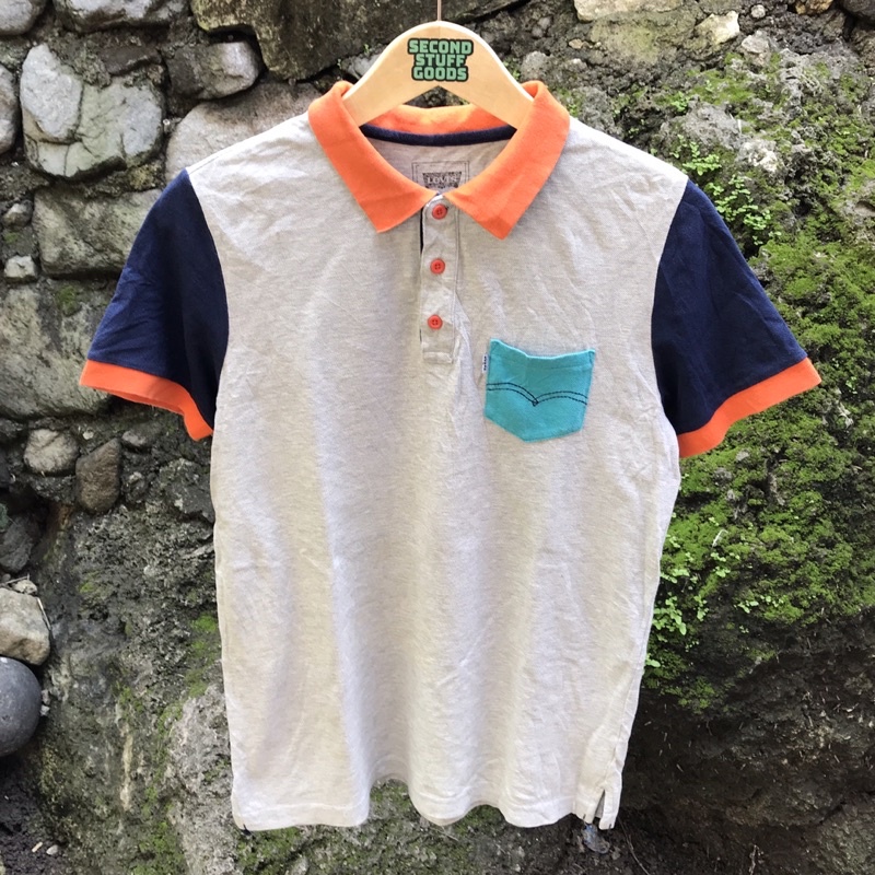 Polo Levis Color Block Second original