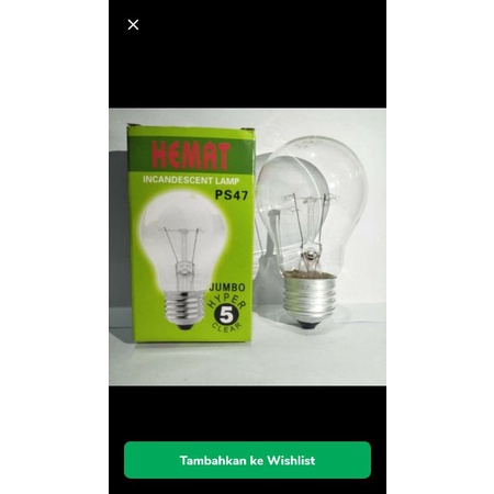 lampu pijar super hyper 5 watt
