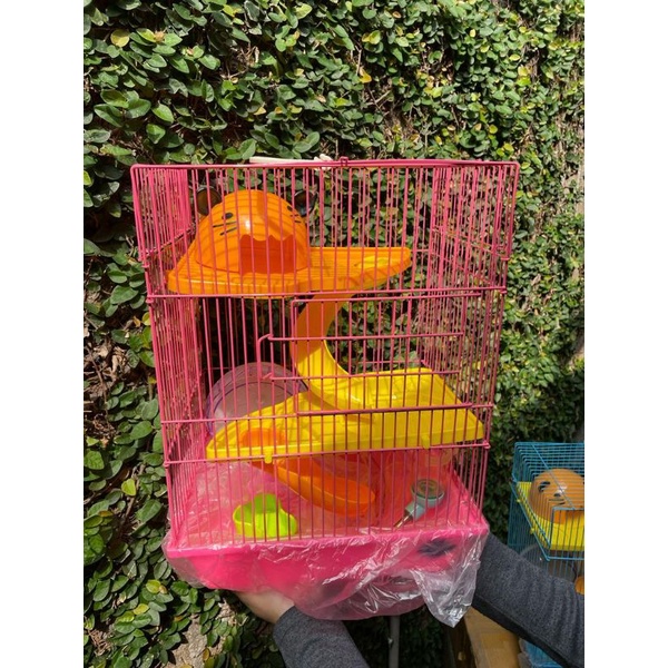 Kandang Hamster Import 3 lantai kandang hamster lucu fullset