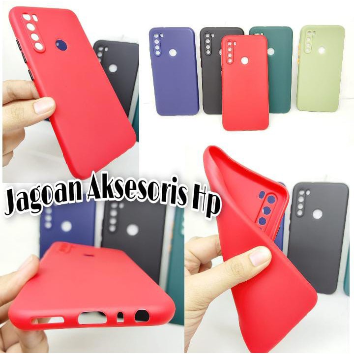 SMPC TPU Candy Redmi Note 8 6.3 inchi SoftCase Macaron Protection Camera Tombol Warna