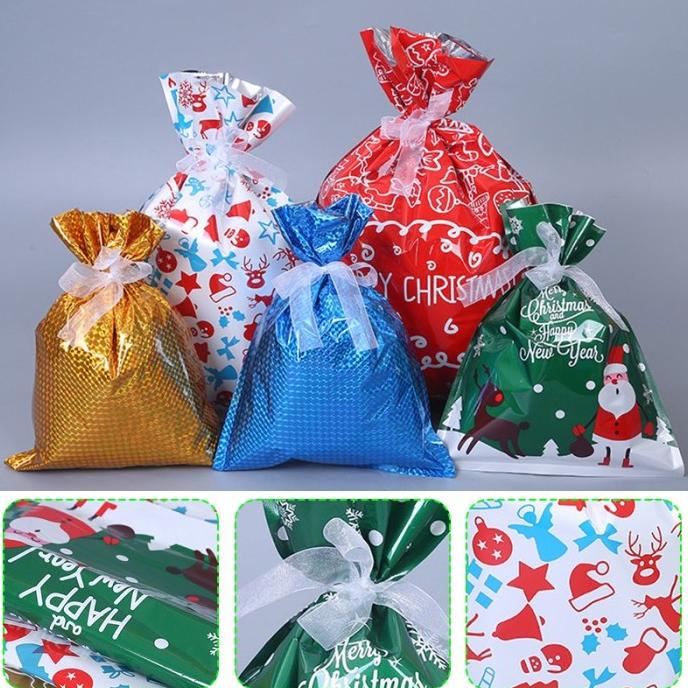 

GIFT BAGS FOOD SNACK RIBBONS 30PCS CHRISTMAS SET SUPPLIES FE DC452CD3