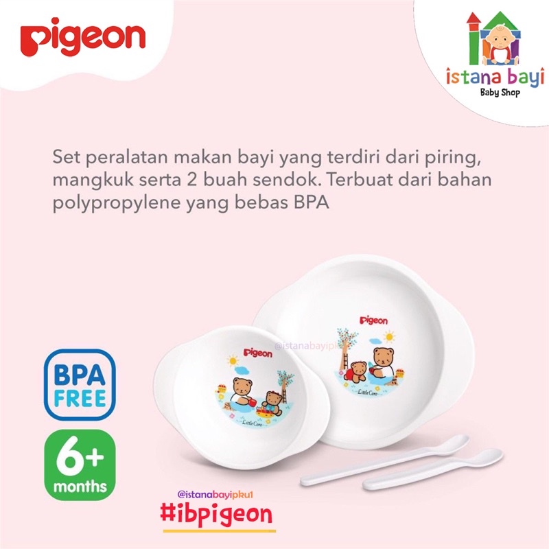 Pigeon Feeding Set Mini - Set perlengkapan makan anak