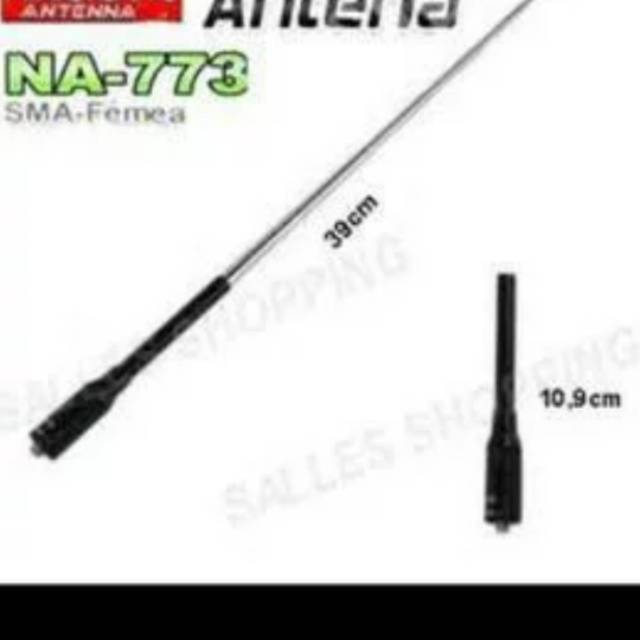 Antena ht model tarik dual band.