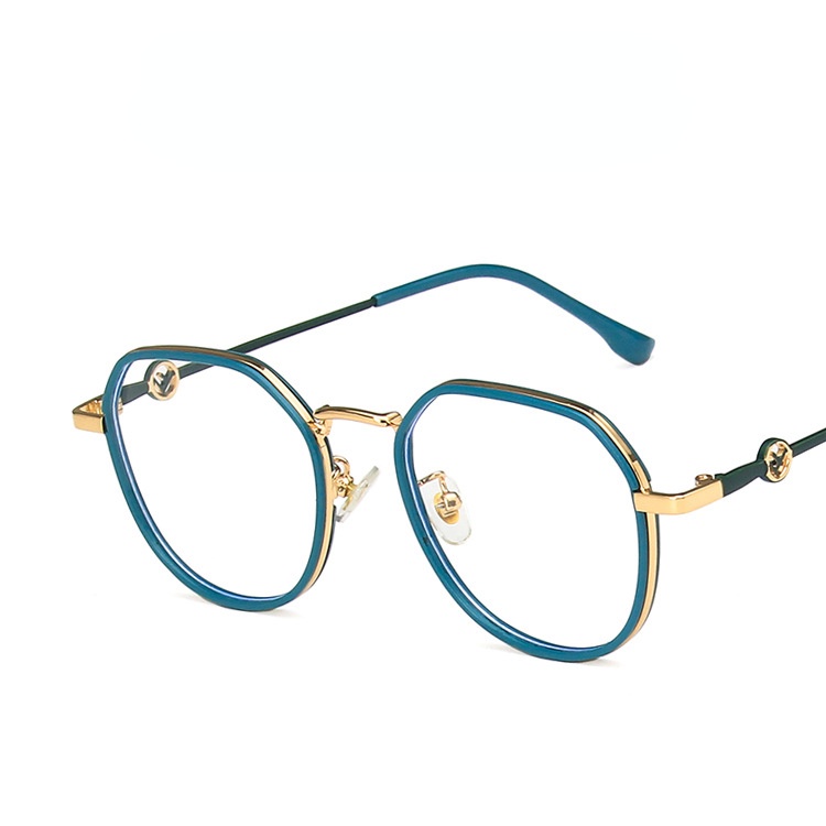 Tr90 Kacamata Optik anti blue light Bingkai Asimetris Gaya retro 2022
