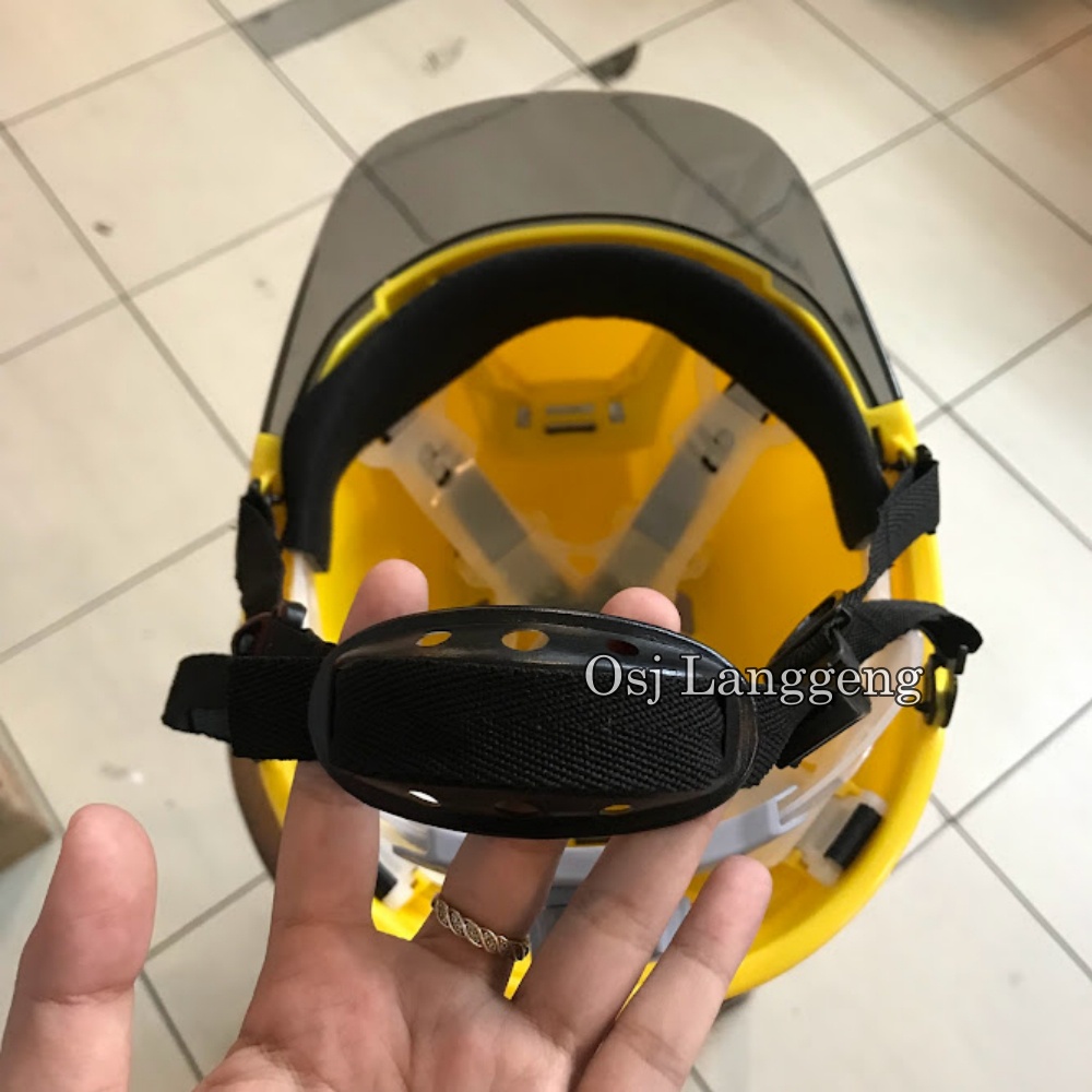 Helm Safety Leopard ABS LPHL 0295 / Helm Safety Proyek Leopard ABS LPHL 0295 Warna Kuning