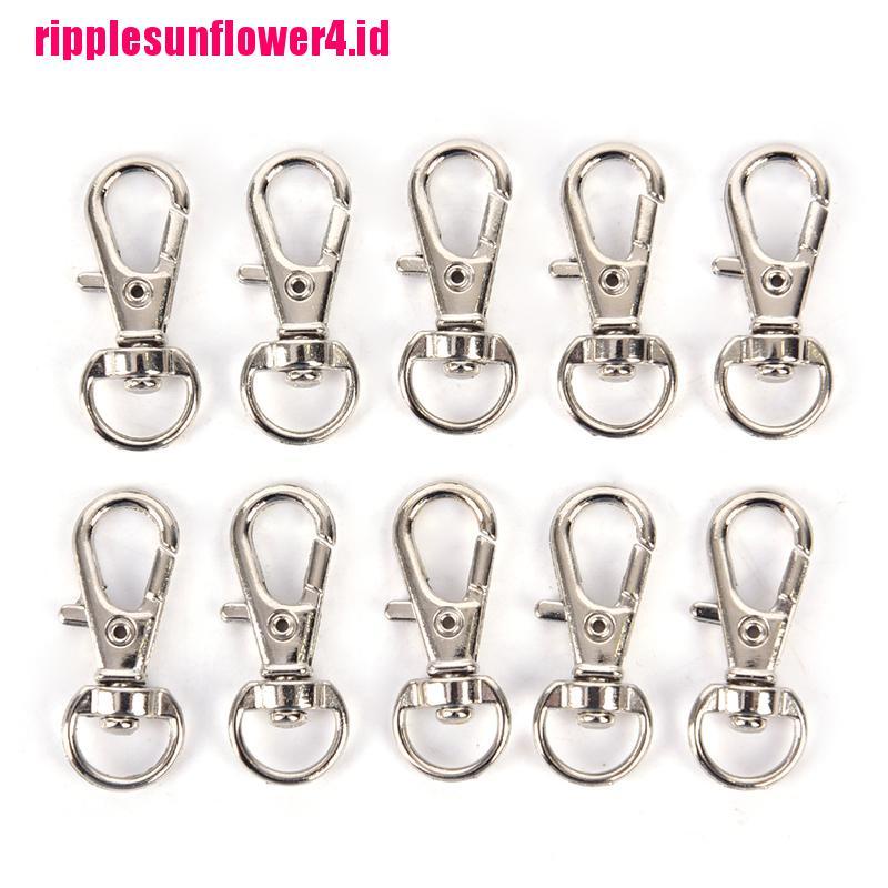 10pcs Klip Kait Carabiner Mini Bahan Aluminum Alloy Untuk Membuat Gantungan Kunci