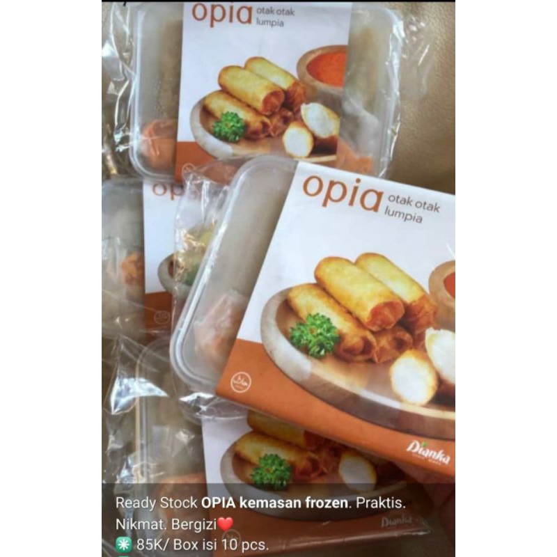 

OPIA OTAK OTAK LUMPIA FROZEN HALAL SEHAT