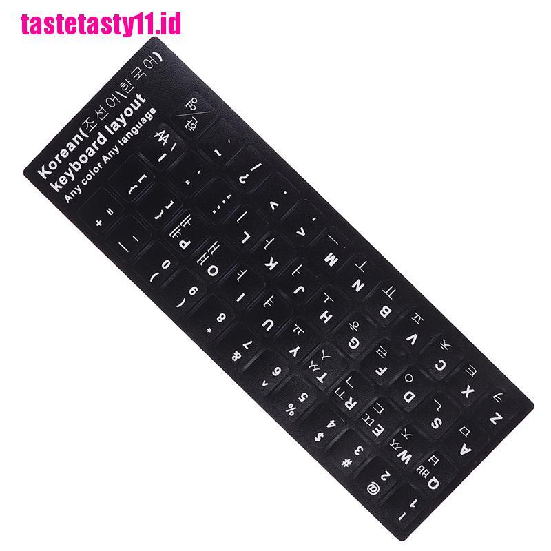 1 Pc Stiker Pelindung Keyboard Motif Print Gaya Korea