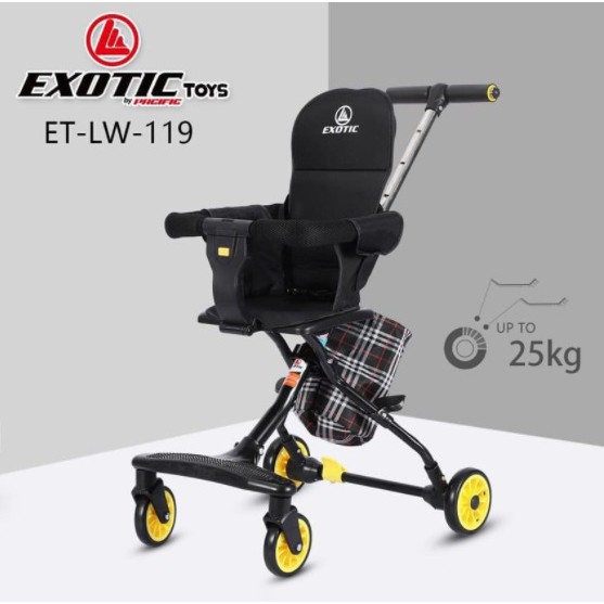 Stroler Anak Bayi Balita Kursi Dorong Micro Stroller Trike Exotic ET LW119 Garansi SNI-4