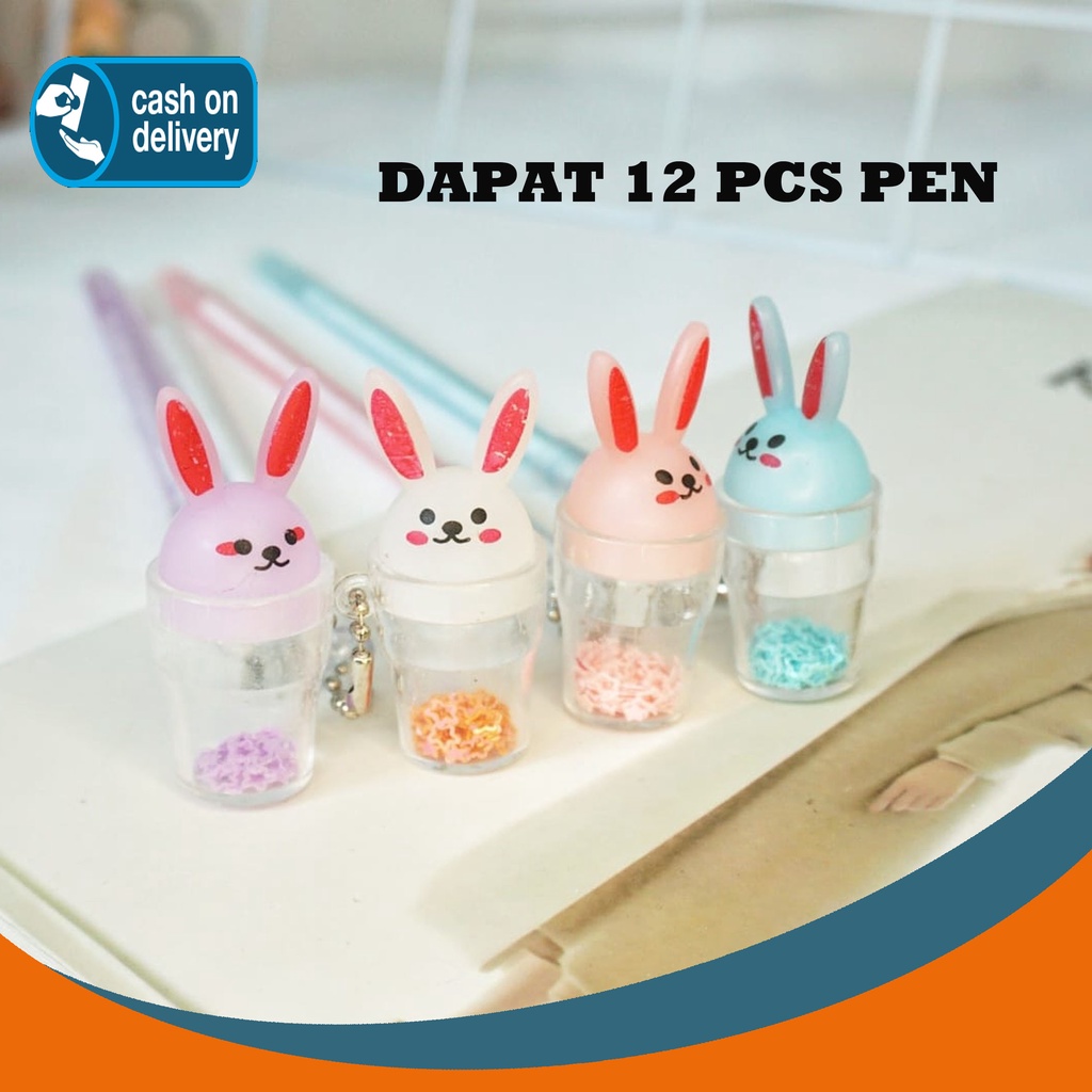 

SELUSIN PULPEN BOBA KUCING ISI 12 PCS PEN BUBBLE TEA MILK CAT GEL PEN KARAKTER MURAH MINUMAN GELAS