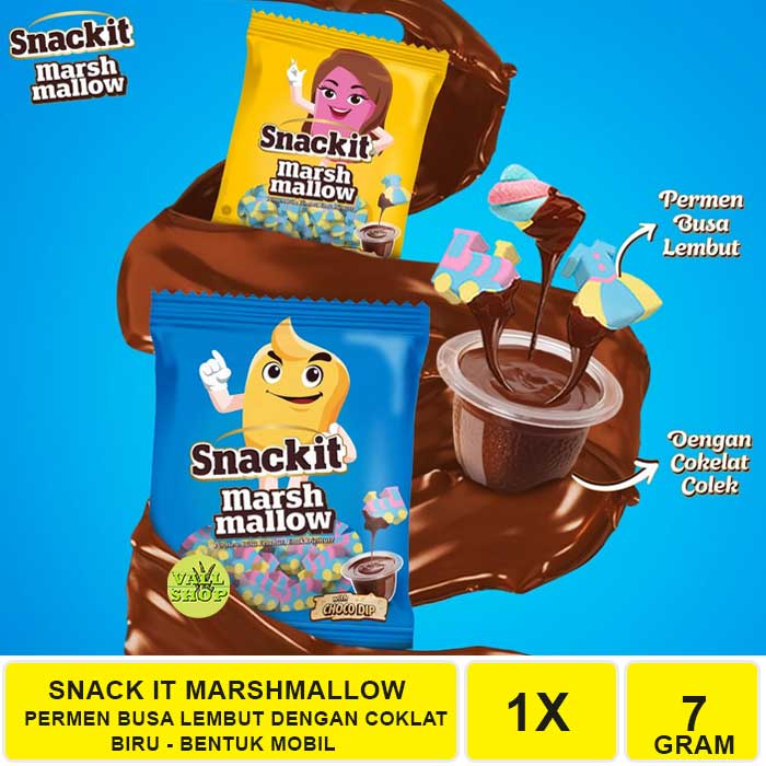 VSHOP. SNACK IT PERMEN MARSHMALLOW PLUS COKLAT COLEK