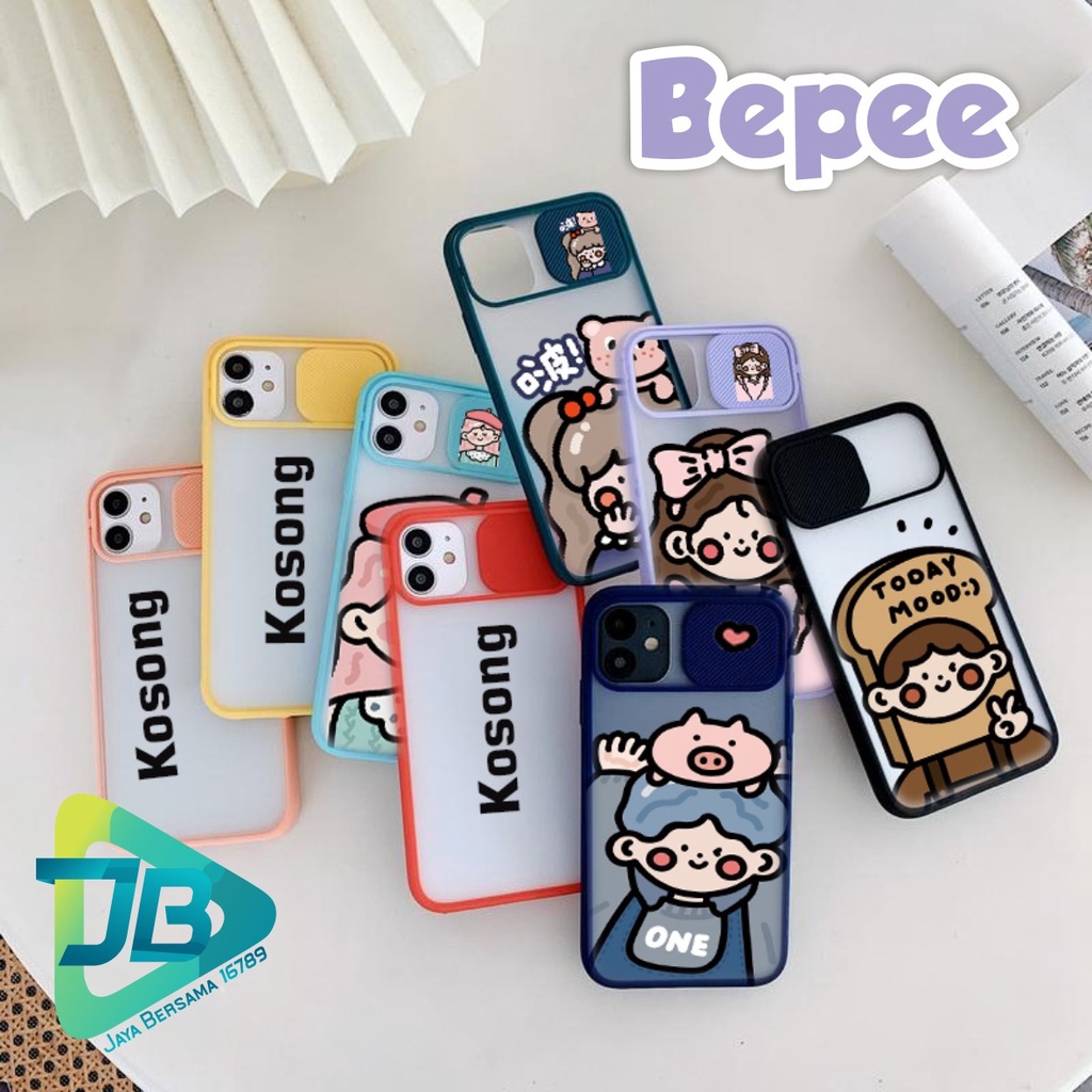 SOFTCASE SLIDE KAMERA BEPEE OPPO VIVO SAMSUNG XIAOMI REALME IPHONE ALL TYPE JB4858