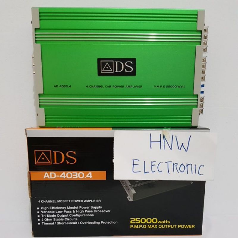 power mobil ADS 4 chanel amplifier 4030