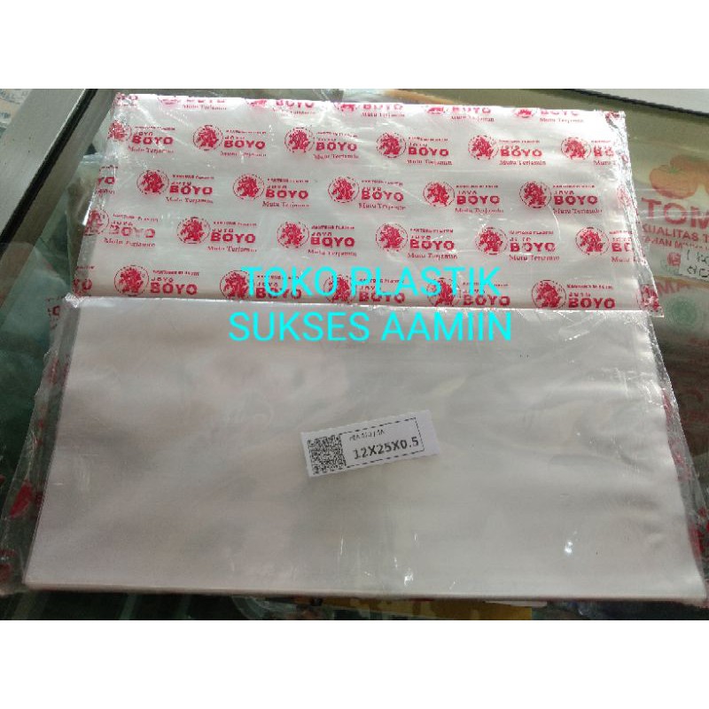 Plastik JoyoBoyo Ukuran 12x25 Tebal 0,5