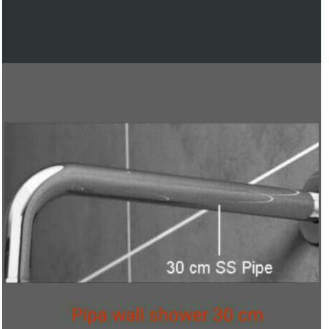 pipa shower dinding wall shower pipa shower tanam tembok - panjang 30