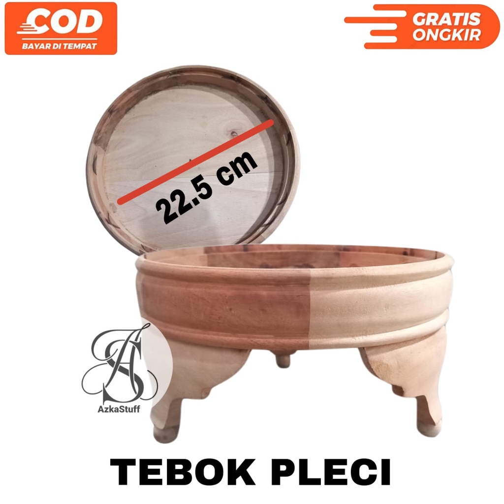 TEBOK KAYU SANGKAR PLECI KECIL MURAH
