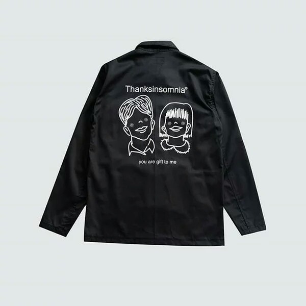 thanksinsomnia jacket miranda - black / jaket canvas thxnsmn denim windbreaker hoodie sweater jas