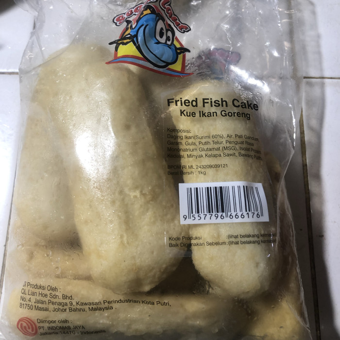 

Fried fish cake