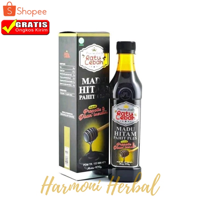 Madu Hitam Pahit Plus Propolis  Madu Ratu Lebah Atasi Diabet