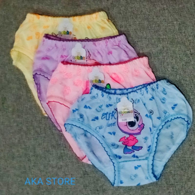 lusinan 12 pcs celana dalam anak perempuan Lily / Nabila