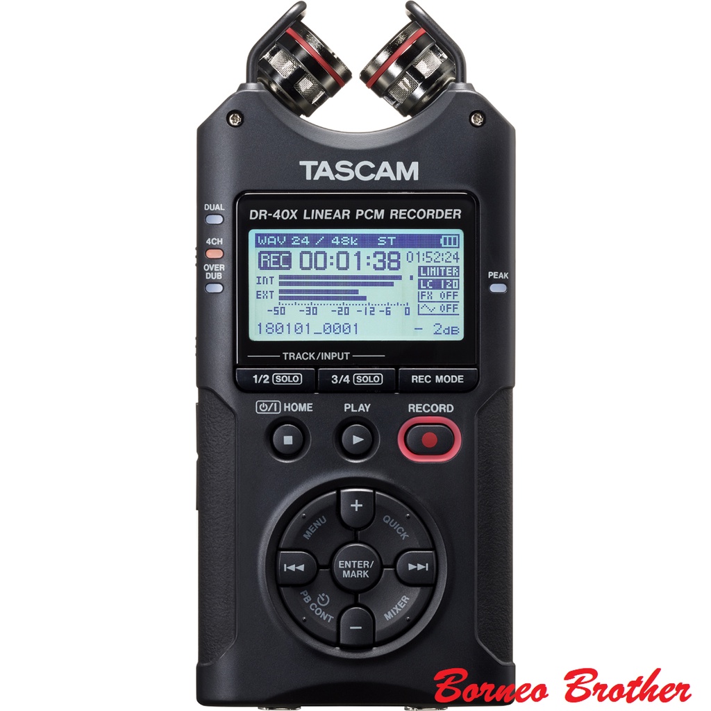 Tascam DR-40X DR 40 X DR40X Original 4 Track Digital Audio Recorder