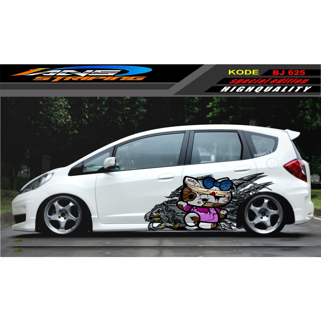 DECAL STICKER MOBIL JAZZ BRIO AVANZA SIGRA YARIS / STIKER VARIASI MOBIL / MODIF STICKER MOBIL 625