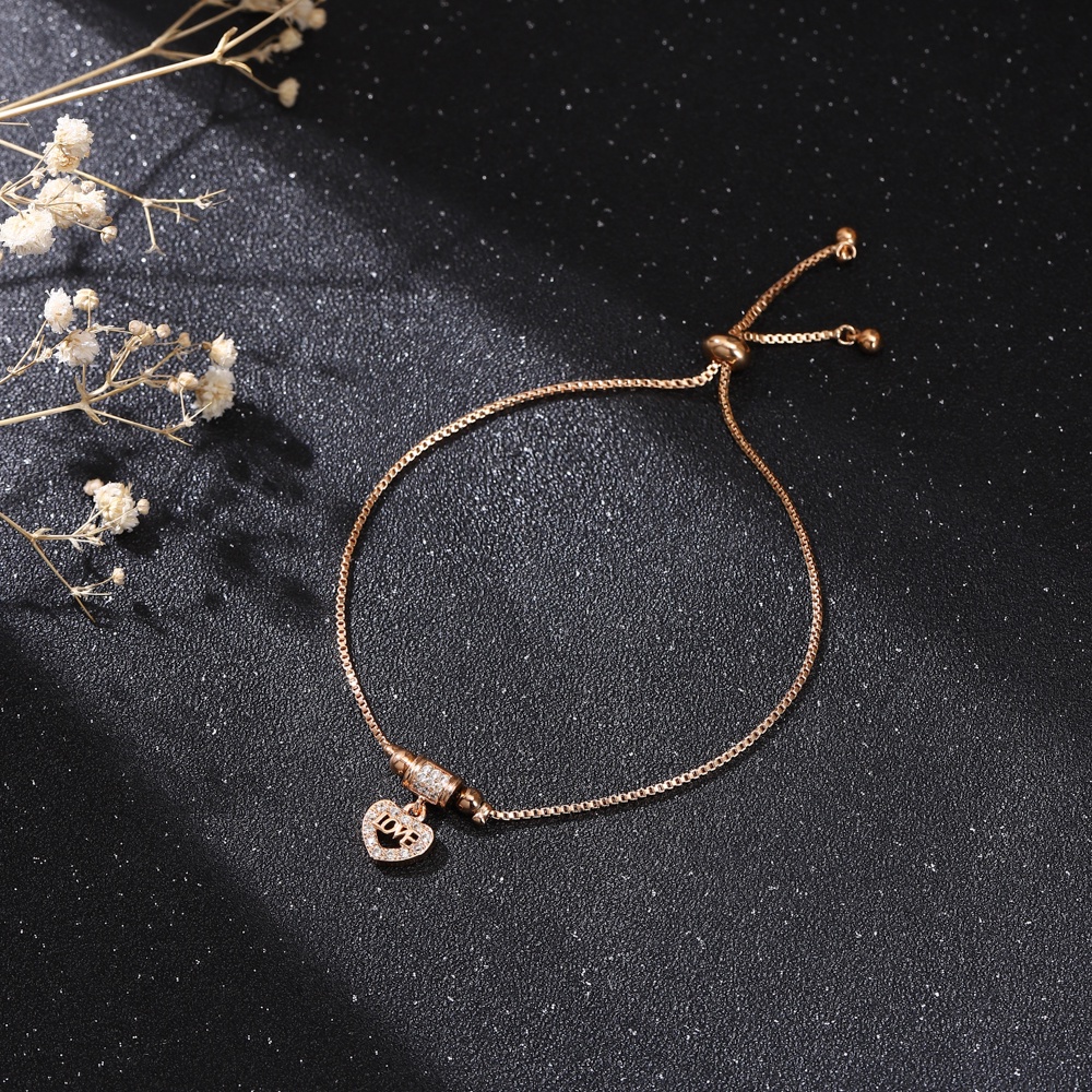 ✅✨COD gelang wanita titanium anti karat gelang korean style gelang tangan rantai gelang wanita murah D399