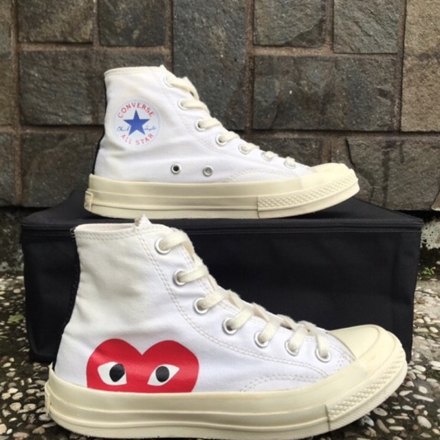Sepatu Converse X Cdg Play CT Hi (Second Original)