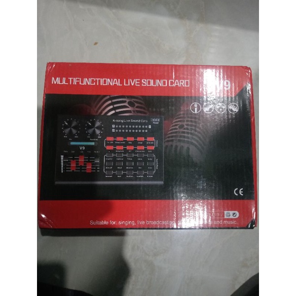 Soundcard V9 Black Spider