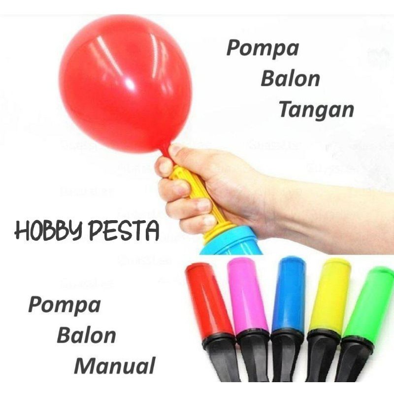 EM Pompa Balon Tangan Manual Atau Pompa Angin Mini