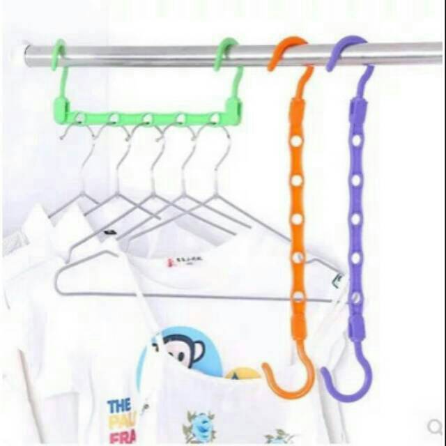 IRC 015 Wonder Hanger Magic Gantungan Baju Lemari Pakaian Laundry