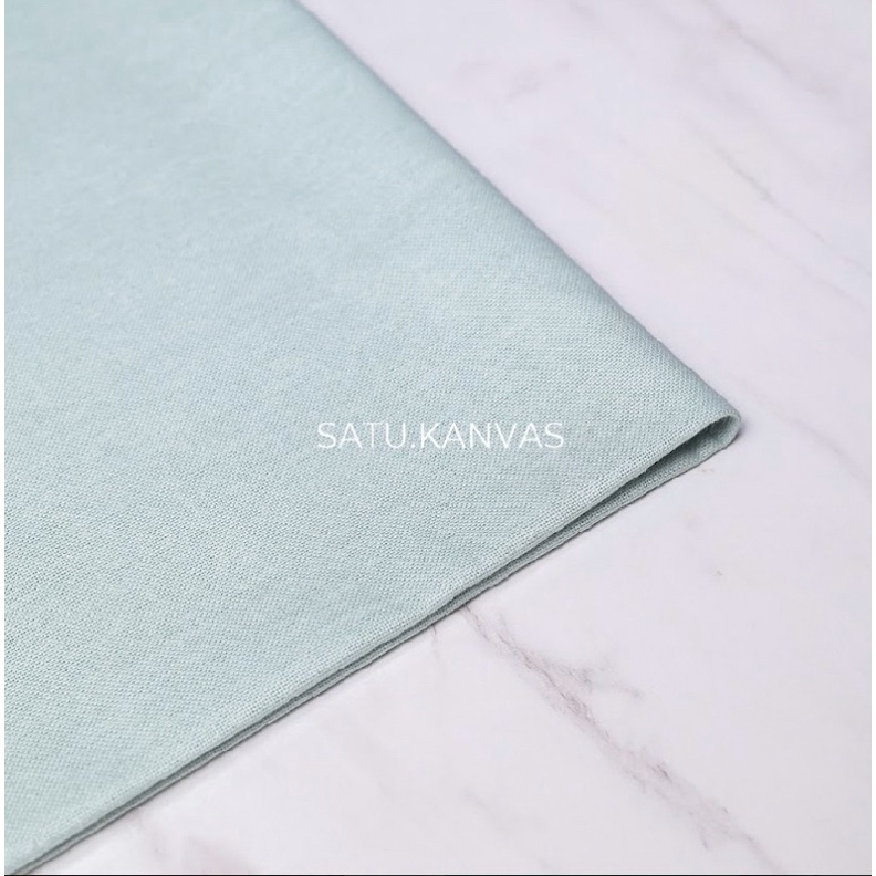 Kain LINEN RAMI Kualitas Premium bahan katun linen-MINT