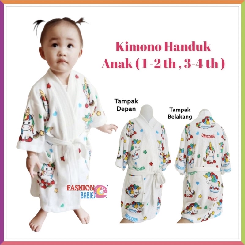 KIMONO HANDUK ANAK UNICORN