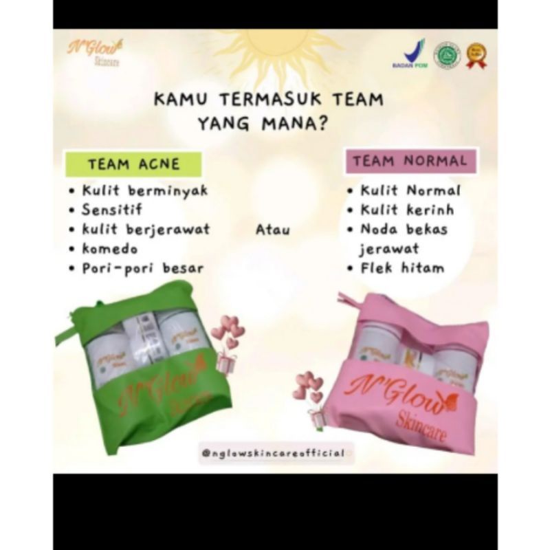 N glow skincare BPOM 100% original